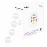 0.5 inch round clear sticker 1000pcs