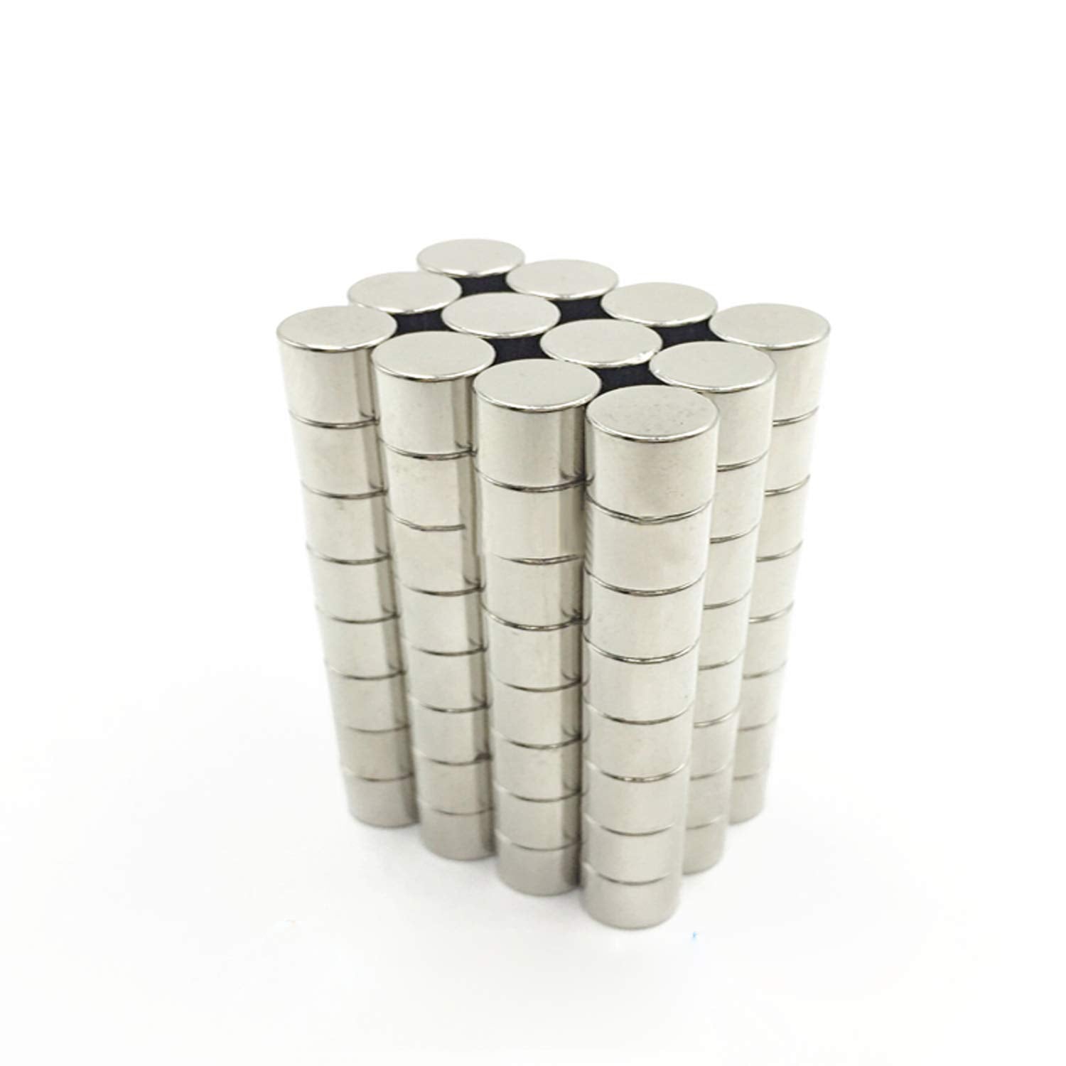 10 pieces per pack 10x10mm fridge magnets, disc shape