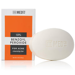 111MedCo benzoyl peroxide acne treatment bar 10 percent for face and body