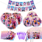 116 piece Kpop party supplies set tableware