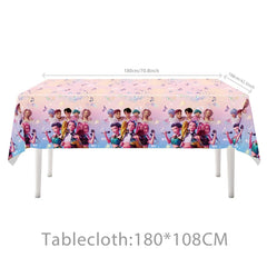 Napkins for demon birthday party supplies