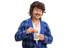 Large easy-grip handle ceramic mug suitable for coffee tea wine