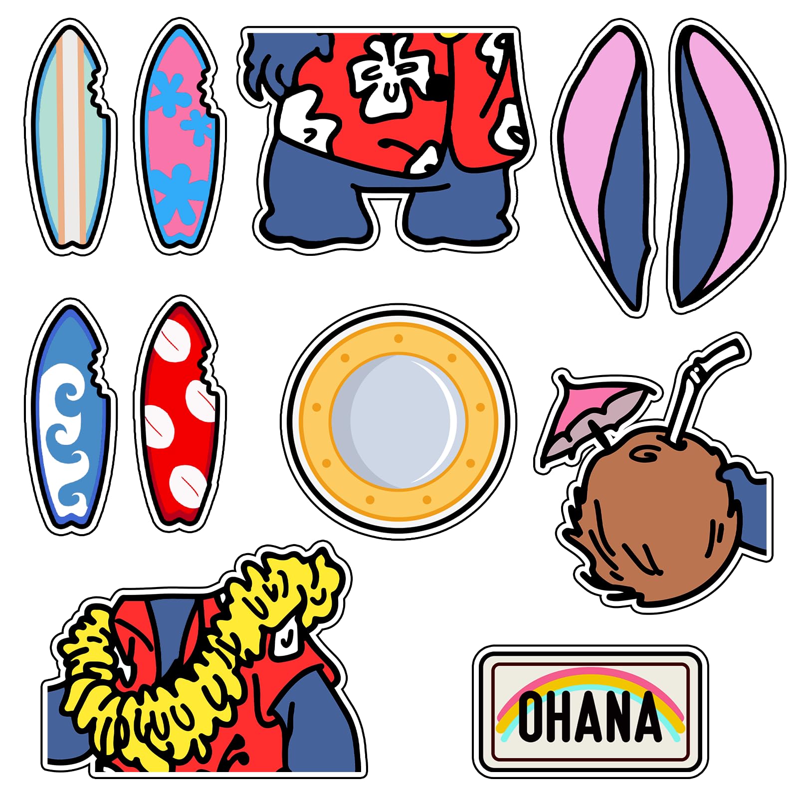 11 piece cruise door magnets for cabin decoration