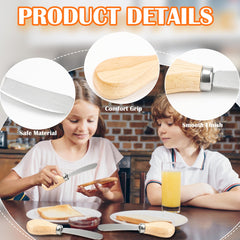 Compact 12.5 x 2 cm cheese spreader size details