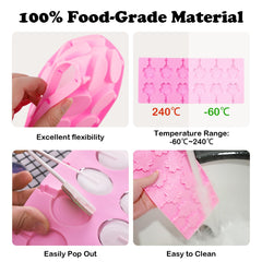 12 cavity round lollipop mold