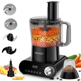 12 cup food processor vegetable chopper bowl with blades