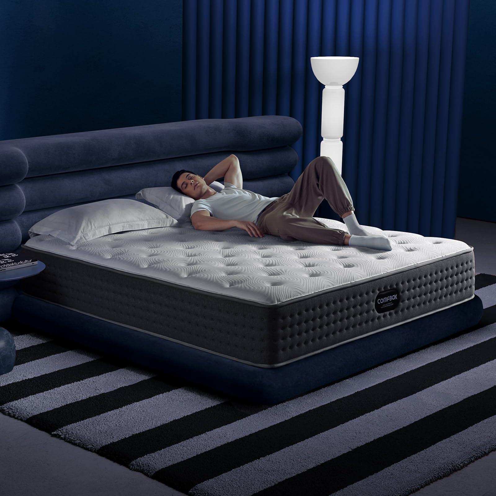 12 inch full size mattress product packaging