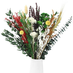12 Kinds Dried Flower Bouquet with preserved eucalyptus and lavender