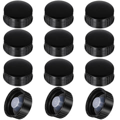 12 pack 28mm growler caps resin black seal screw caps