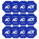 12 pack ADT security stickers for home windows and doors