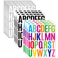 12 sheets vinyl letter stickers for scrapbooking