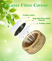 120 pack carbon filter for MouthPeace