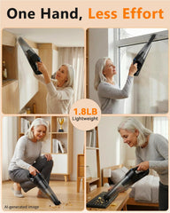 Lightweight 1.8 lb handheld vacuum