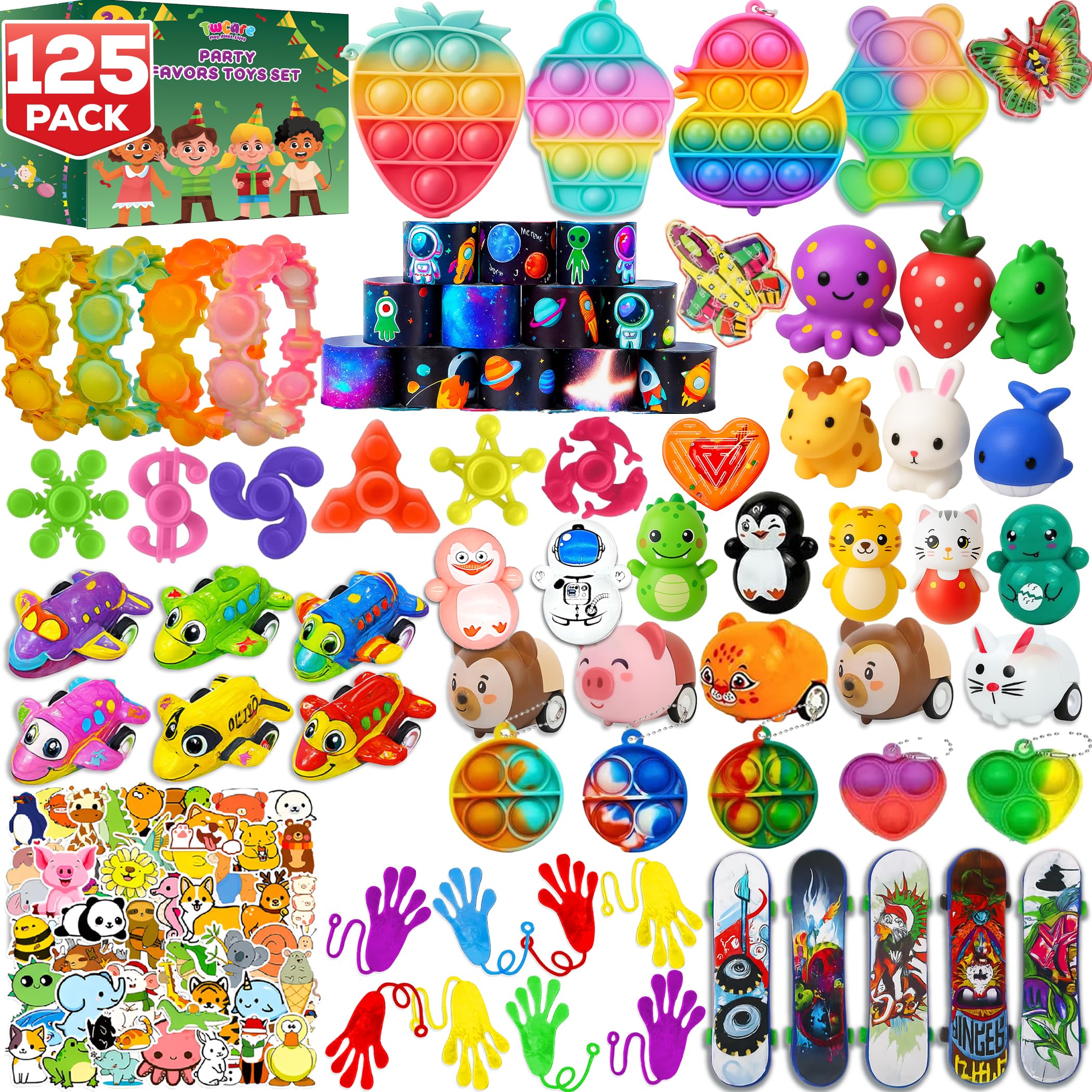 125 piece party favors pack product image