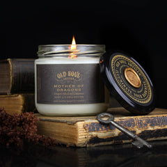 12oz vegan handmade soy candle for book lovers and readers