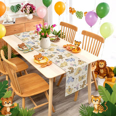 13 72 inch polyester linen-like table runner