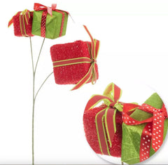 13 inch pick spray ornament for wreaths and holiday centerpieces