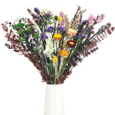 13 kinds dried flower bouquet with eucalyptus