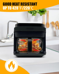 130 piece value pack air fryer liners and parchment sheets