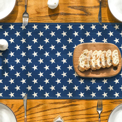 13x72 table runner with red white blue patriotic design