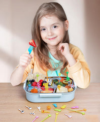 150-piece animal food picks for kids lunchboxes