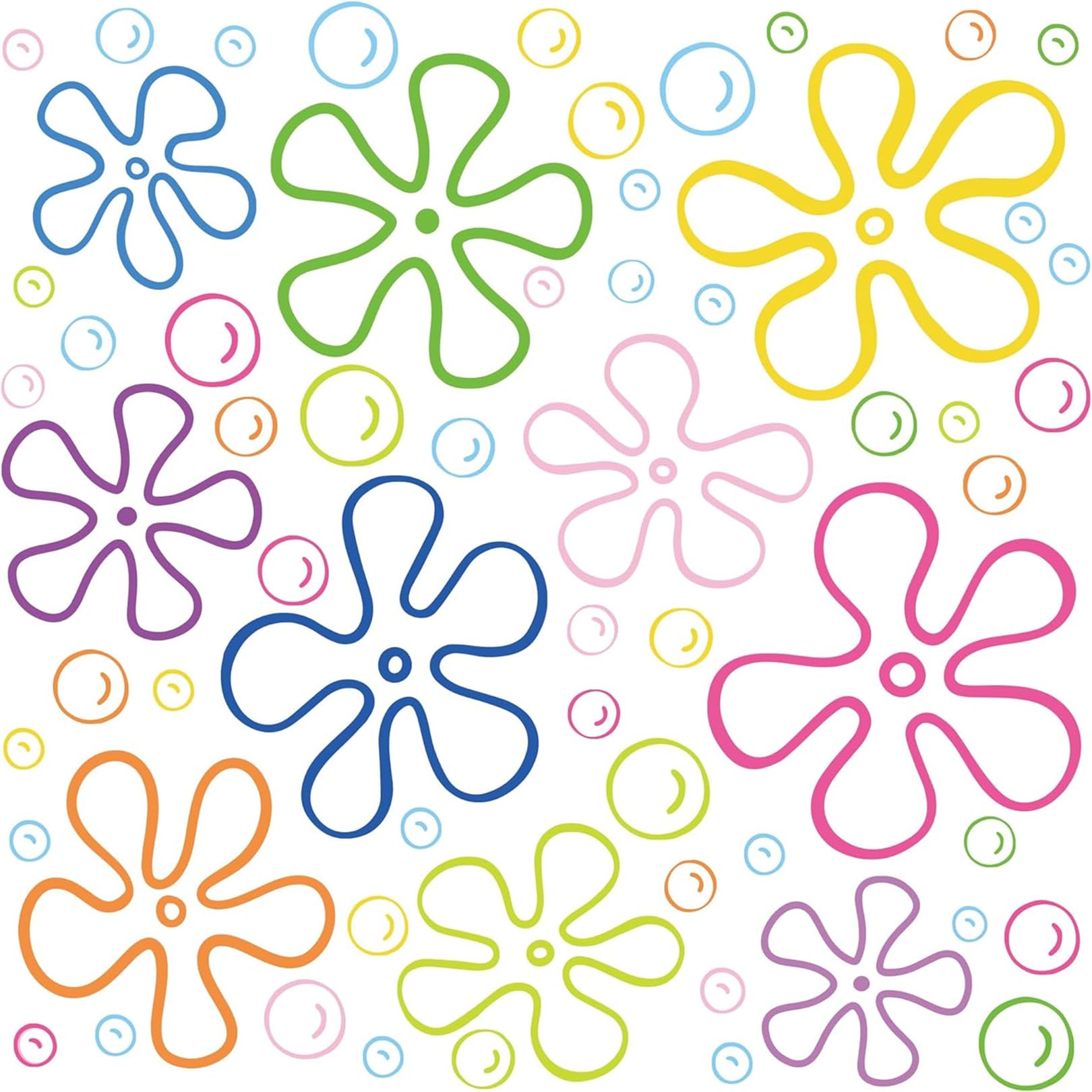 156pcs under the sea wall decals six sheets 30x20cm