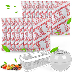16 pack produce saver refill kit box and sachets