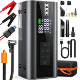 Compact all-in-one 160PSI tire inflator portable air compressor