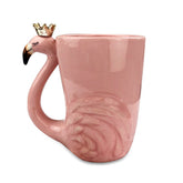 16 oz flamingo mug pink ceramic