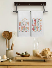 Boho lake house decor towels by Foritho 16x24