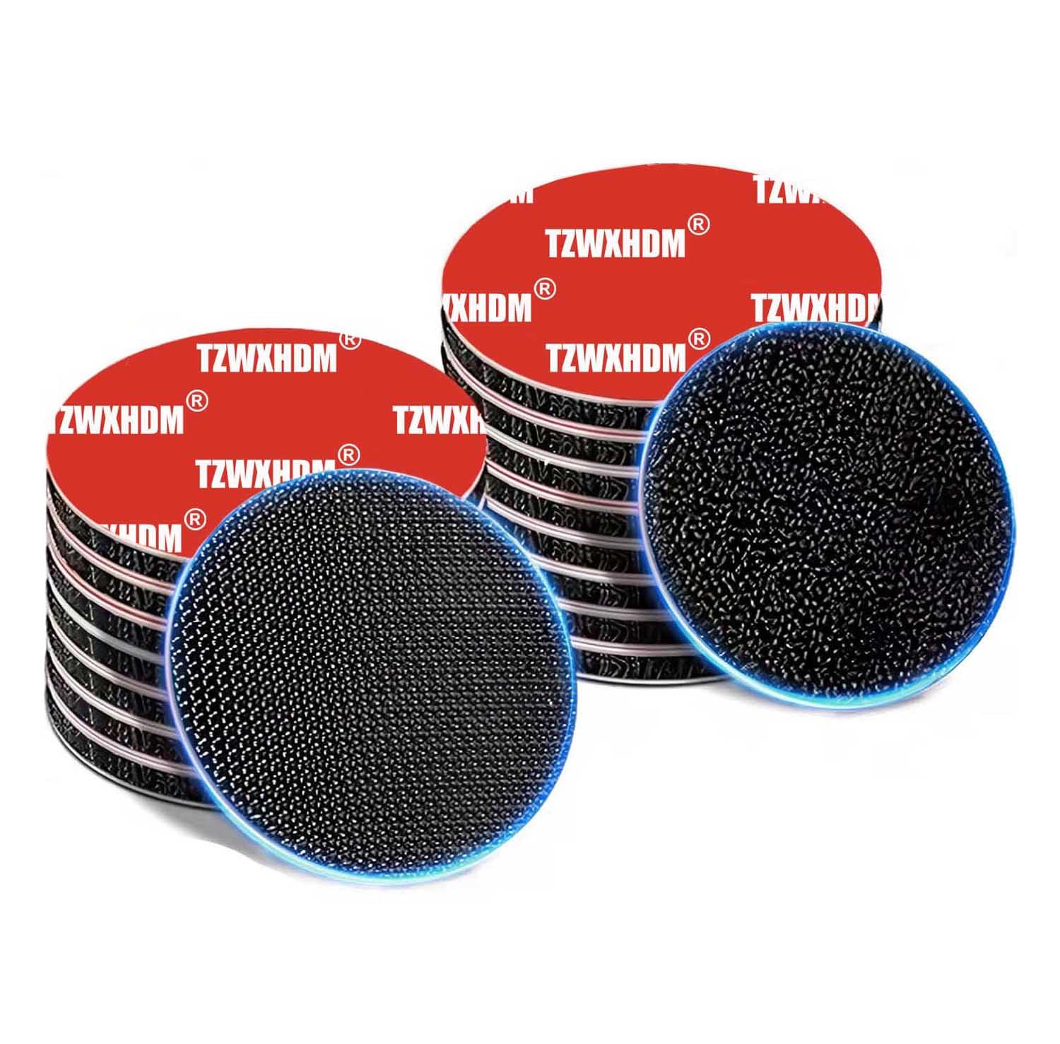 Package of 18 sets heavy duty hook and loop strips with self adhesive