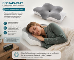 2-1 Cervical Neck Pillow contoured neck support