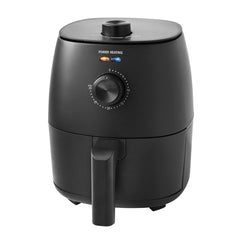 2-2-qt air fryer black front view