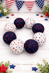 2.5 inch fabric star ball decorative bowl filler