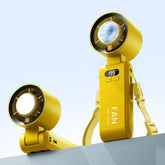 Two-pack handheld portable turbo fan in yellow