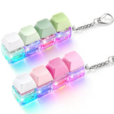 two pack keyboard fidget toy light up front view