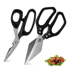 2-piece kitchen scissors heavy duty product packaging view