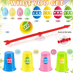 Decorative foam Easter eggs for roulette game setup
