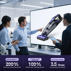 720ml dust cup capacity shown on VC038S Pet Vac