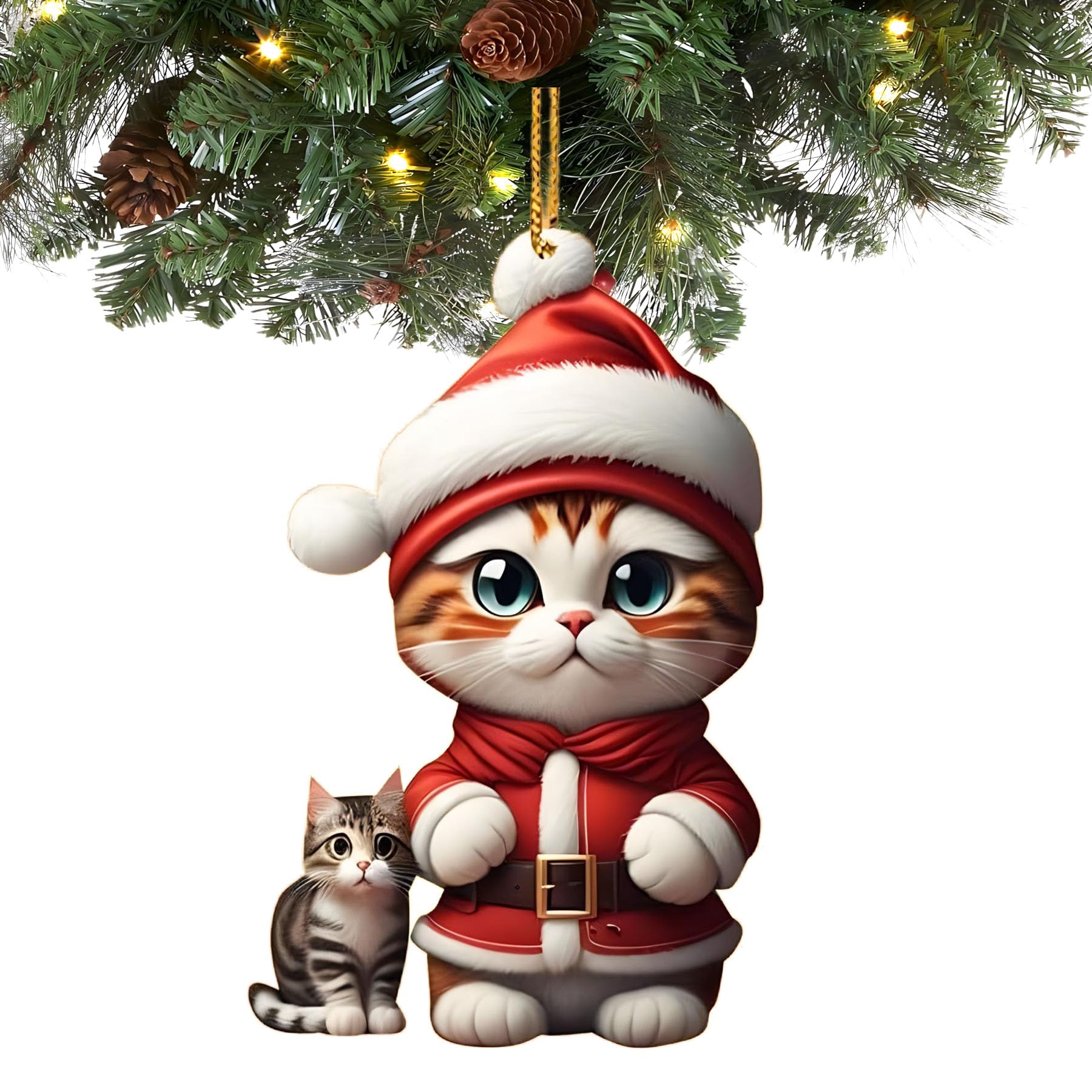 2025 Customized Cat Christmas Ornaments product image