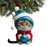 2025 Funny Cat Ornaments for Christmas Tree product image