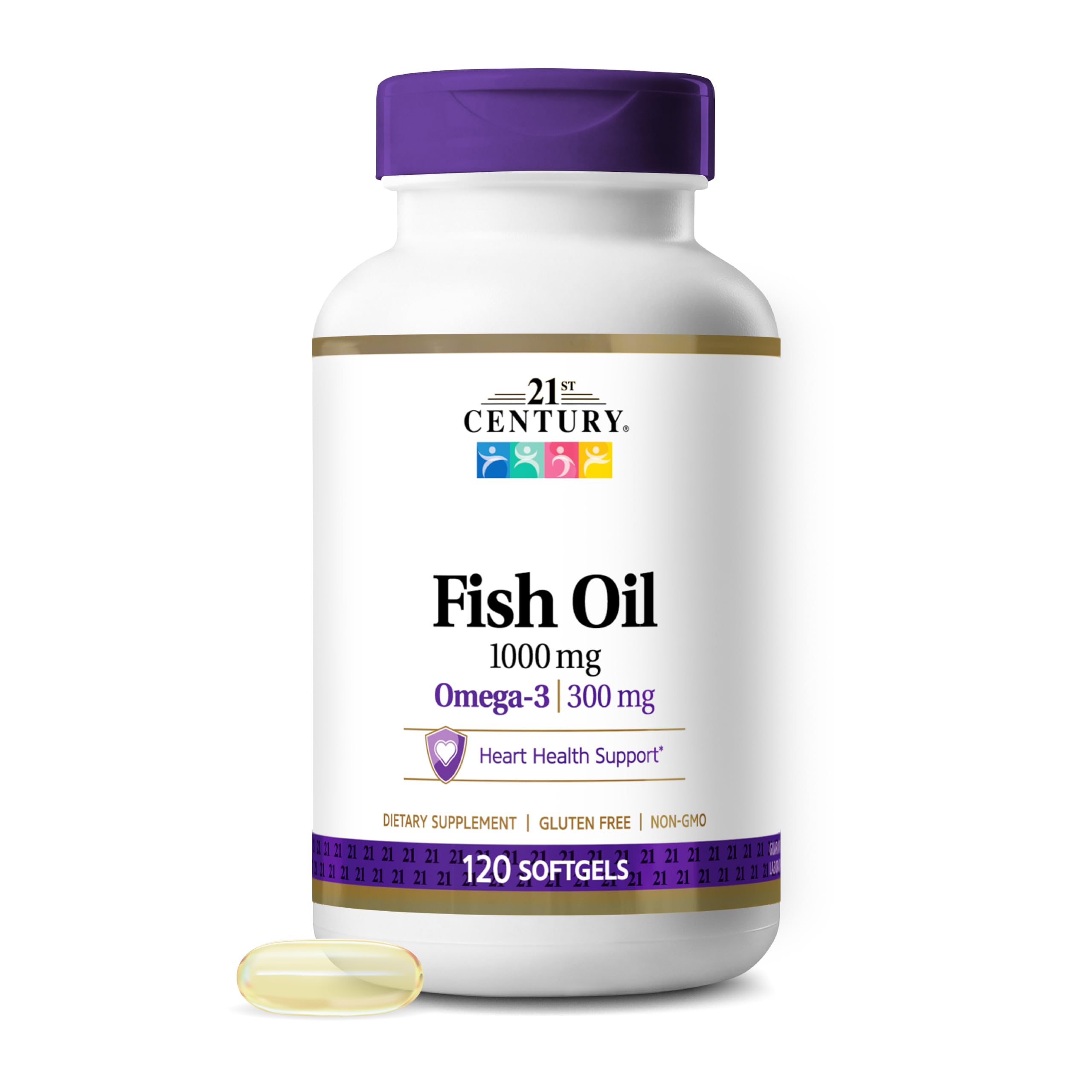 21st-century-fish-oil-1000mg omega-3 softgels product