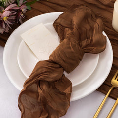 Wrinkled texture country farmhouse style napkins