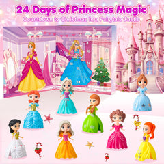 Twelve interchangeable dresses for the princess dolls