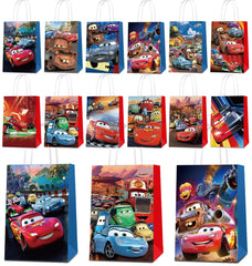 Cartoon gift bags with handles for kids parties