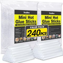 240 pack mini hot glue sticks for mini glue guns