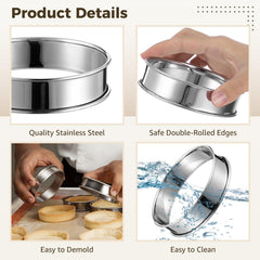 Two silicone brushes included with muffin rings