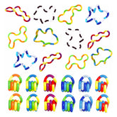 Pack of 24PCS Quiet Twisty Fidget Toys in multicolor set