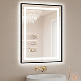 24x32 inch LED bathroom mirror with lights