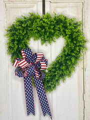 Valentines day front door wreath